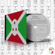 BURUNDI STAMP ALBUM PAGES 1962-2011 (327 Pages) - Engels