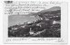 (RECTO / VERSO) MENTON EN 1912 - VUE GENERALE - CARTE SOUPLE - TIMBRE ENLEVE - CPA - Menton