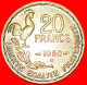 * COCK (1950-1954): FRANCE  20 FRANCS 1950B! G. GUIRAUD! LOW START NO RESERVE! - 20 Francs