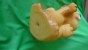 Vintage USSR Rubber Toy FOX Cat W. Green Eyes 1970s - 1980s - Soviet Union Toys - Katzen