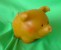 Vintage USSR Rubber Toy PIG 1970s - 1980s - Soviet Union Toys - Cochons