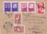 BV96 -  LABELS EXHIBITION PHILATELIQUE 1958 COVERS SENT TO MAIL WITH POSTALION, ROMANIA. - Lettres & Documents