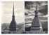 CARTOLINA: TORINO - MOLE ANTONELLIANA PRIMA E DOPO IL CICLONE DEL 23-5-1953 - F/G - B/N - NON VIAGGIATA  - LEGGI - Mole Antonelliana