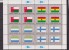 ONU - UNITED NATIONS (NEW YORK) - 1985 - Bandiere 4 Minifogli / FLAGS 4 MINISHEETS MNH - Stamps