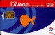 @+ Carte De Lavage TOTAL Rechargeable - POISSON. Verso 600 Stations (puce 1) - Car-wash