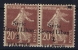 Syrie  Yn Nr 97 - 92 MH/* Avec  Charnière   Surcharge Incomplète - Unused Stamps