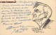 AUTOGRAPHE DEDICACE DE GEORGES WAGUE MIME ACTEUR DE CINEMA ARTISTE SPECTACLE THEATRE ILLUSTRATEUR A. GALLAND - Artistas