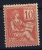 France: Yv Nr112 MH/* Avec  Charnière   1900 - Ungebraucht