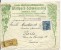 AUTRICHE - 1912 - ENVELOPPE COMMERCIALE RECOMMANDEE De INNSBRUCK (TYROL) Pour PARIS - Lettres & Documents