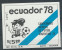 EC - 1978 -BLOCK 85+86   - FUSSBALL WM 1978 ARGENTINEN - POSTFRISCH -MNH - ** - ECUADOR - EQUATEUR - Equateur