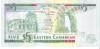 East Caribbean States - Pick 26a - 5 Dollars 1993 - Unc - Caraibi Orientale