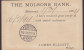 Canada Postal Stationery Ganzsache Entier PRIVAT Print THE MOLSONS BANK, MONTREAL 1894 CÖLN Köln Rhein Germany (2 Scans) - 1860-1899 Regering Van Victoria