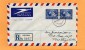 South Africa 1948 FDC Mailed Registered - FDC
