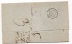 1854 - LETTRE De GENEVE Pour PARIS Avec CACHET D'ENTREE ROUGE SUISSE 4 FERNEX - Storia Postale