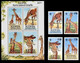 (006+07) Kenya  Animals / Animaux / Tiere / Dieren / WWF / Fauna / Giraffe  ** / Mnh  Michel 481-84 + BL - Kenia (1963-...)