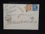 FRANCE - Enveloppe Chargée De Paris Pour Aubenas En 1857 - Obl. Losange J - Aff Bicolore - A Voir - Lot P10276 - 1849-1876: Période Classique