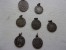 Delcampe - Jolie Lot De 7 Petite Médailles Religieuse En ARGENT - Godsdienst & Esoterisme