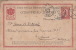 Carte Sophia Bulgarie Pour La Belgique 1894, Oblitéré Etoile Dans Cercle - Covers & Documents