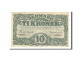 Billet, Danemark, 10 Kroner, 1947, TTB+ - Dänemark