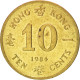 Monnaie, Hong Kong, Elizabeth II, 10 Cents, 1984, SUP, Nickel-brass, KM:49 - Hong Kong