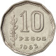 Monnaie, Argentine, 10 Pesos, 1963, SPL, Nickel Clad Steel, KM:60 - Argentine