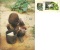 UGANDA  Boy Karimojong  Nice Stamps  Animal Theme - Ouganda