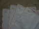 Vintage - Petit Lot De 4 Mouchoirs Blancs DAMART - Handkerchiefs