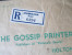 Delcampe - GB Kolonie 1938 Uganda / Kenya Tanganyika. MiF. Registered Letter Mombasa Kenya 6394. The Gossip Printery - Kenya, Oeganda & Tanganyika