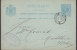 Netherlands Postal Stationery Ganzsache Entier VISSER & Co. Graanfactors, ROTTERDAM 1887 MÜHLHEIM Germany (2 Scans) - Postal Stationery