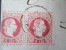 Österreich Levante 1871 Mischfrankatur Griechenland 20L. Waagerechtes Paar Nr. 3I Katalogwert Mindestens 700&euro; - Levante-Marken