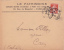 Semeuse N°138  PERFORÉ "" CP "" LE PATRIMOINE Sur Lettre à En-tête - - Storia Postale