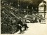 North Yorkshire Scarborough Bords De Mer Hommes Assis Sur Banc Vacances Photo Ancienne Amateur 1900 - Places