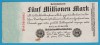 DEUTSCHES REICH 5 MILLIONEN  MARK 25.07.1923  SERIE B.8964860  P# 95  MISPRINT  DRUCK FEHLER - 5 Mio. Mark