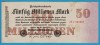 DEUTSCHES REICH 50 MILLIONEN  MARK 25.07.1923  SERIE 23A.240687  P# 98  6 Digit Serial # - 50 Millionen Mark