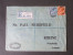 GB Registered Letter 1920 MiF. Liverpool 1 No. 3455 Ralli Brothers. Sealed / Mit Siegel. Nach Rheine - Cartas & Documentos