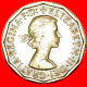 * PORTCULLIS (1954-1970): GREAT BRITAIN  3 PENCE 1963! ELIZABETH II (1953-2022) LOW START NO RESERVE! - F. 3 Pence