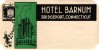 Delcampe - 18 HOTEL LABELS ARKANSAS COLORADO SOUTH CAROLINA CONNECTICUT DELAWARE DAKOTA FLORIDA - Hotel Labels