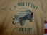 T SHIRT Beige US MILITARY JEEP Tailles L XL XXL ( MB MA WILLYS FORD ) Tee - Véhicules