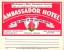 18 HOTEL Labels USA WASHINGTON D.C.Willard Raleigh Burlington Ebbitt Washington Shoreham Continental Statler Ambassador - Hotel Labels