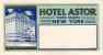 Delcampe - 35 HOTEL Labels NEW YORK City Royalton Wenthworth Dixie  Beekman  Old Collection  VG To Excellent Fifties And Older - Hotel Labels