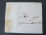 Delcampe - Italien Vorphila Ca. 1823. Pesaro Nach S. Angelo. Schöner Stempel. Candelara. No 99. Altes Papier! Militärpost?! - 1. ...-1850 Prephilately