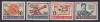 ** 1951 JUGOSLAVIA 150° Ann. Insurrezione Serba Contro La Turchia 656/9 MNH CAT. € 50,00 - Airmail