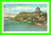 QUÉBEC - LA CITADELLE ET LE CHATEAU FRONTENAC - ANIMÉE DE BATEAUX - CIRCULÉE EN 1934 -  THE POST CARD & GREETING CARD CO - Québec - La Citadelle