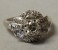 Delcampe - Certified Lady's 14K Gold And Diamond Ring. 0.65 Carat. Total - Bagues