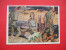 USSR Socialist Realism Soviet Woman Soldier. Soviet Art ODAYNIK. Postcard 1972 - Peintures & Tableaux
