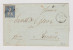 Heimat AG Mumpf 1863-09-29 Lang-O 10 Rp. Sitzende Blau - Storia Postale