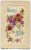 Bonne Fète - Blumen Bestickte Karte - Fabrication Francaise - Silk - Sonstige & Ohne Zuordnung