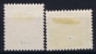 Island: Mi Nr 181 - 182, MH/*,avec  Charnière , Mit Falz - Unused Stamps