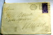 ITALIA 1933 - ANNOSANTO  CENT 50 , SU  LETTERA  VIAGGIATA - Marcophilie