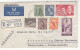 Australien, Luftpost Einschreibe Brief-Kuvert, NSW Queens Victoria Buildings Nach Rottenburg, Gelaufen 1954 - Briefe U. Dokumente